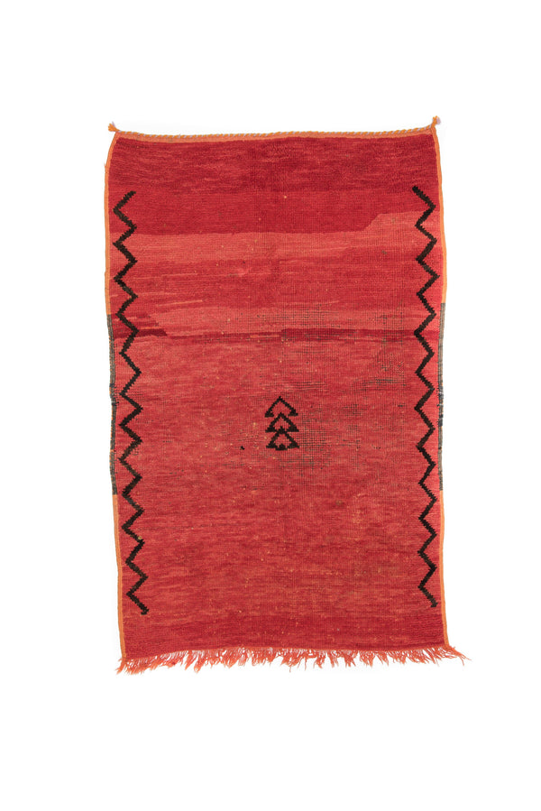 Vintage Red | 3' x 4.5' - Mint + Wool