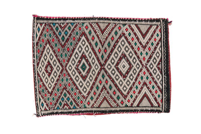 Berber Aesthetic Pillow - Mint + Wool