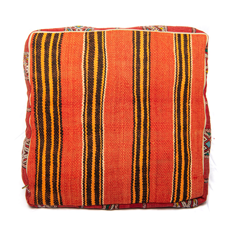 Tribal Color Moroccan Pouf